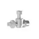Gas-Kugelhahn von Brötje mit zwei Anschlussmöglichkeiten, einer Drehhebelbetätigung und einem kompakten Design zur Regelung des Gasflusses.