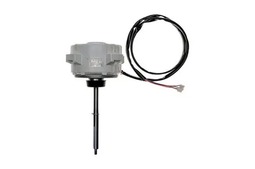 Ventilatormotor von Brötje mit Kabel und Anschlussstecker, geeignet für verschiedene Anwendungen im Bereich der Luftzirkulation.