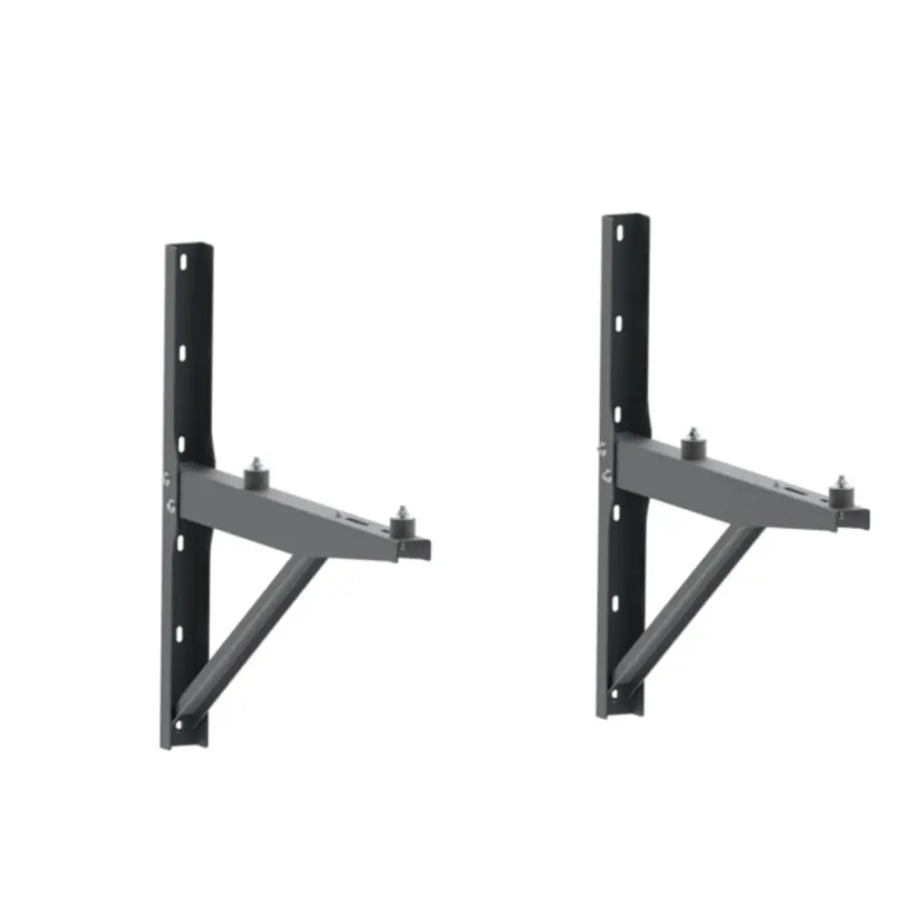 Wandhalterung von Brötje mit schwingungsdämpfendem Design. Die Halterungen sind aus Metall gefertigt und zeigen eine robuste Konstruktion für die sichere Montage.