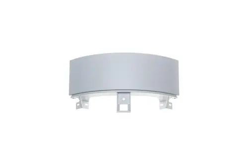 Brötje Kunststoff-Element in horizontaler Form, mit einer glatten, neutralen Oberfläche und Montageschlitzen an den Seiten. Ideal für den Einsatz in verschiedenen Anwendungen.