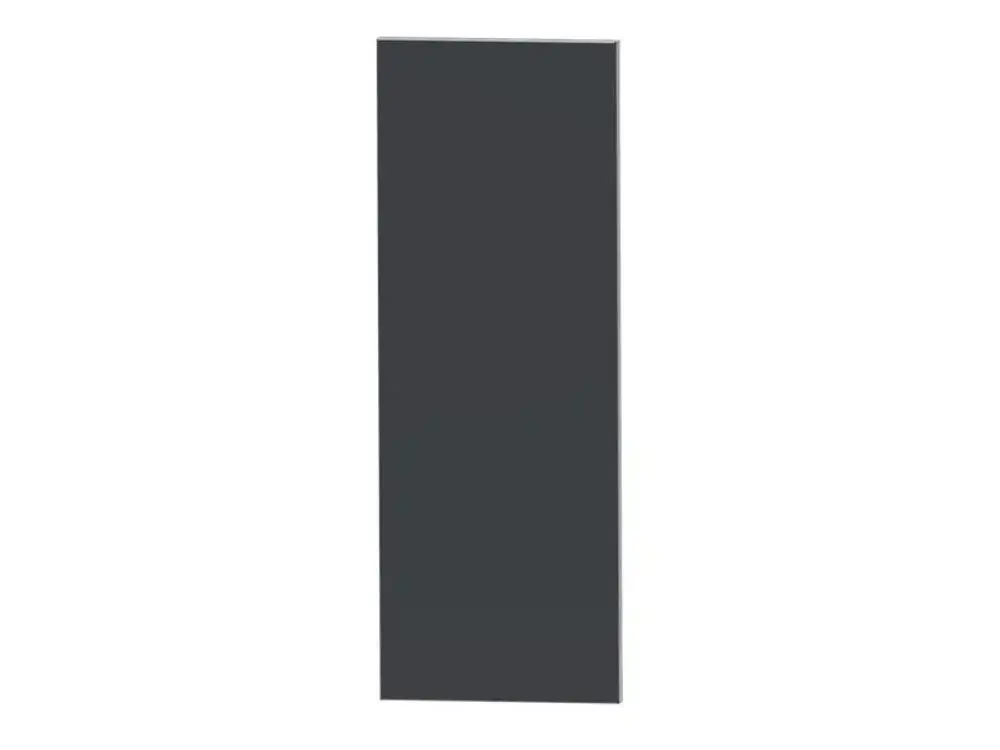 Graue Verkleidung von Brötje in schmaler, rechteckiger Form zur Abdeckung der Rückseite von Geräten, ohne erkennbare Maße oder spezifisches Design.