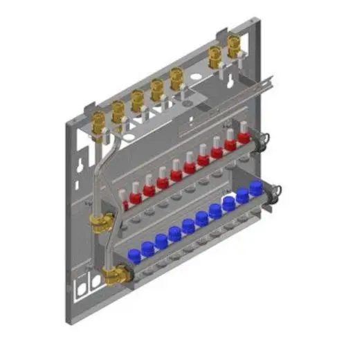 Viessmann FBH-Verteiler für 8 Heizkr. auf Grundpl., 7315758