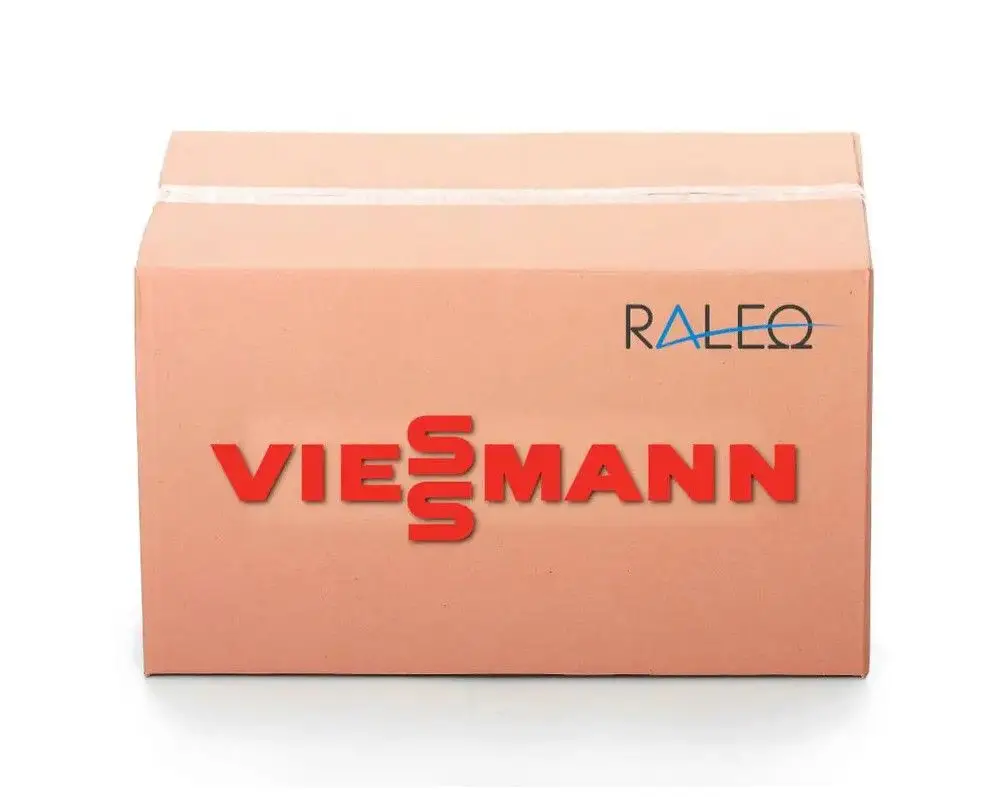 Karton mit den Logos von "Viessmann" und "RaleQ".