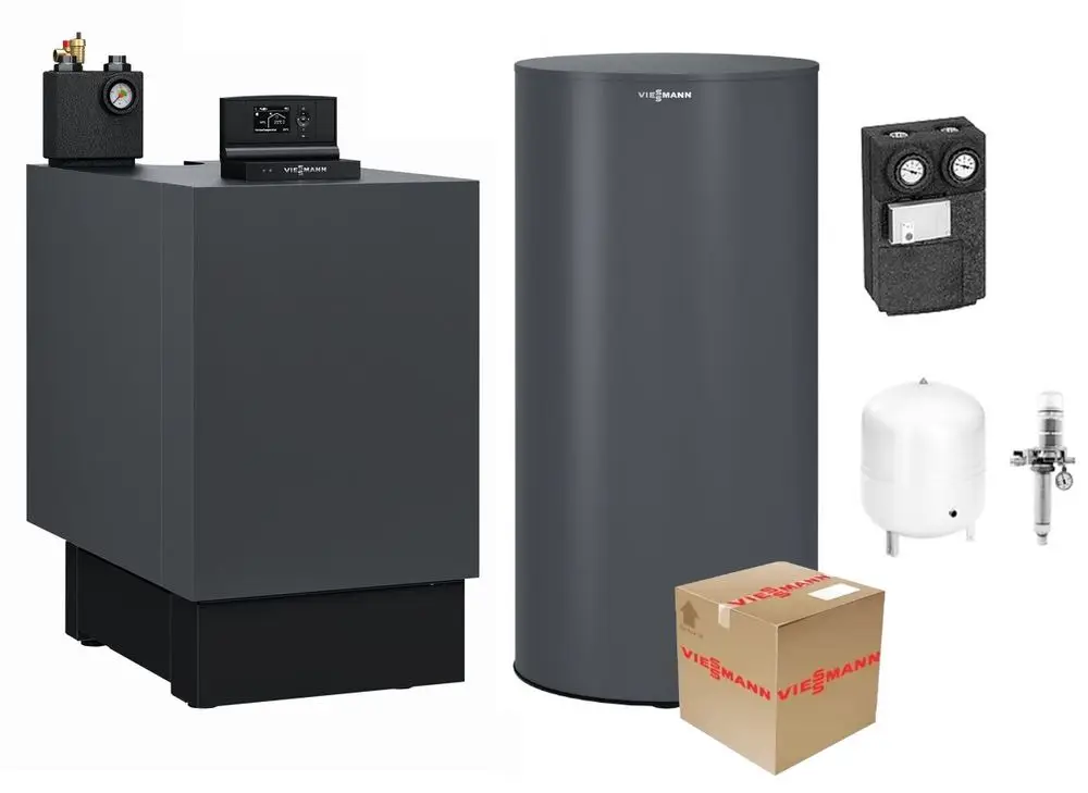 Viessmann Paket Vitoladens 300-C 29kW 2-stufig mit Vitocell 100-V CVAA 160L