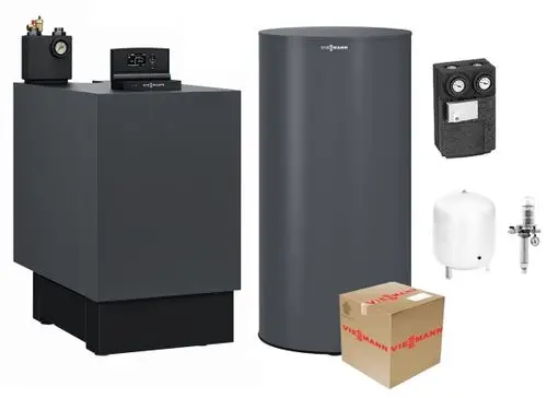 Viessmann Paket Vitoladens 300-C 29kW 2-stufig mit Vitocell 100-V CVAA 160L