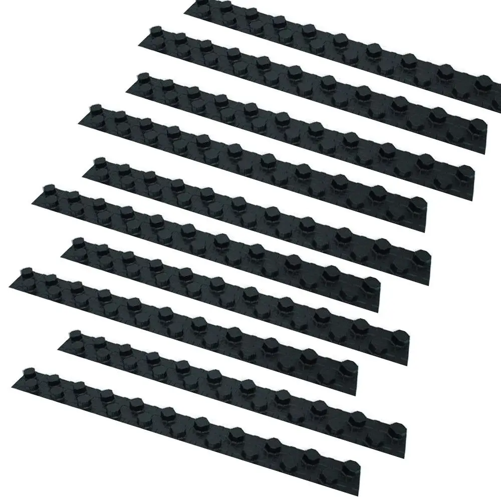 Schwarze Befestigungsstreifen von Viessmann (10 Stück), Produktnummer 7452299.