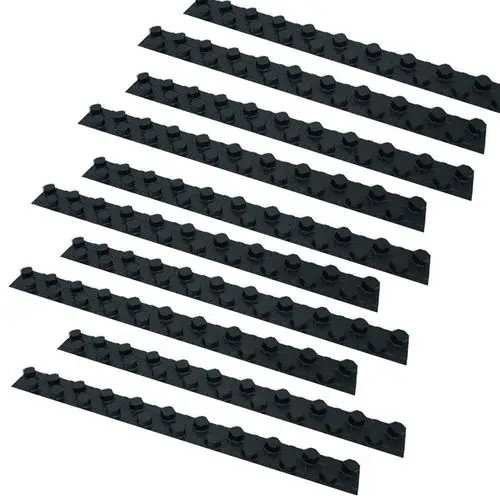 Schwarze Befestigungsstreifen von Viessmann (10 Stück), Produktnummer 7452299.
