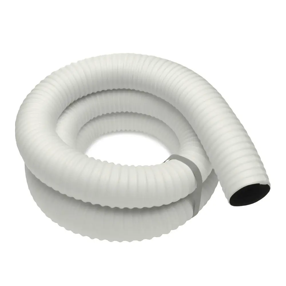 Abgasrohr, flexibel, weiß, 80/88 mm Durchmesser, 12,5 m Länge, Viessmann Produkt 7248216.