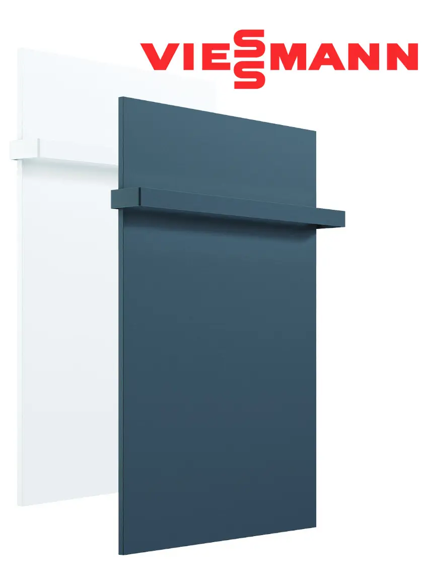 Viessmann Vitoplanar EI5 500W Heizkörper in Weiß und Blau
