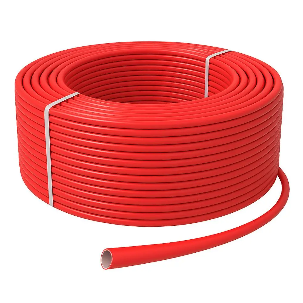 Rolle PE-RT Heizrohr, rot, 15 x 1,5 mm, für Fußbodenheizung, 5-schichtig, 600 m