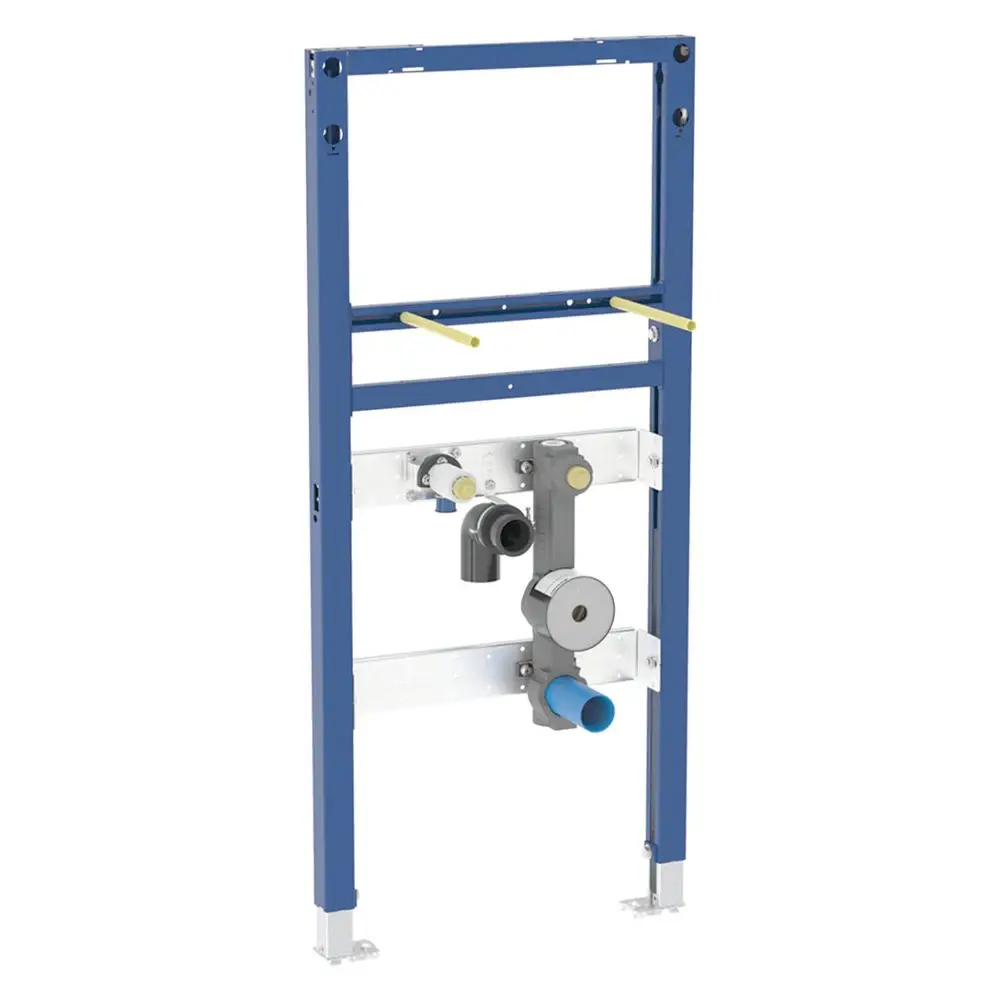Geberit Duofix Element für Waschtisch, 112 cm, Standarmatur, mit Wasserzählerstrecke, UP-Kugelhahn und Anschluss-T-Stück, 111.077.00.2