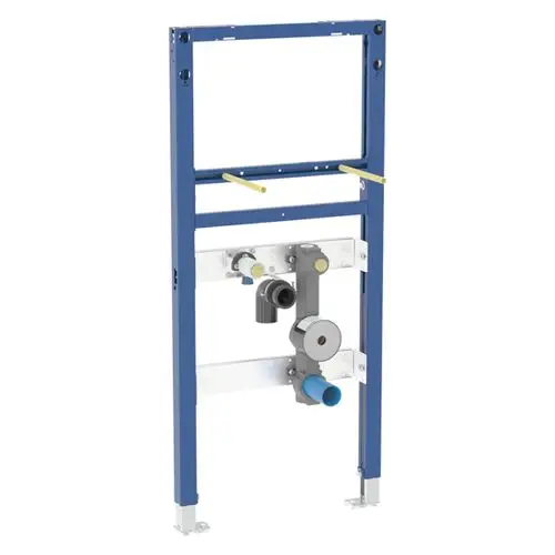 Geberit Duofix Element für Waschtisch, 112 cm, Standarmatur, mit Wasserzählerstrecke, UP-Kugelhahn und Anschluss-T-Stück, 111.077.00.2