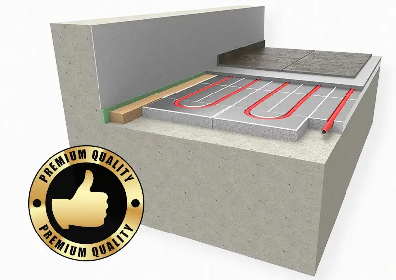 Produktbild: Trockenbauelement Alu EPS 035 DEO dh, Verlegeabstand 12,5 cm, 1.000 x 500 x 30 mm, 10 Stück, MC10000074