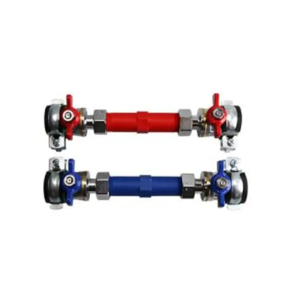 Installationsstrecke für Wasserzähler Set (blau/rot), MC10000209