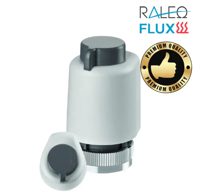 NEO Stellantrieb 230V, kompakte Bauform mit manuellem Verstellmechanismus