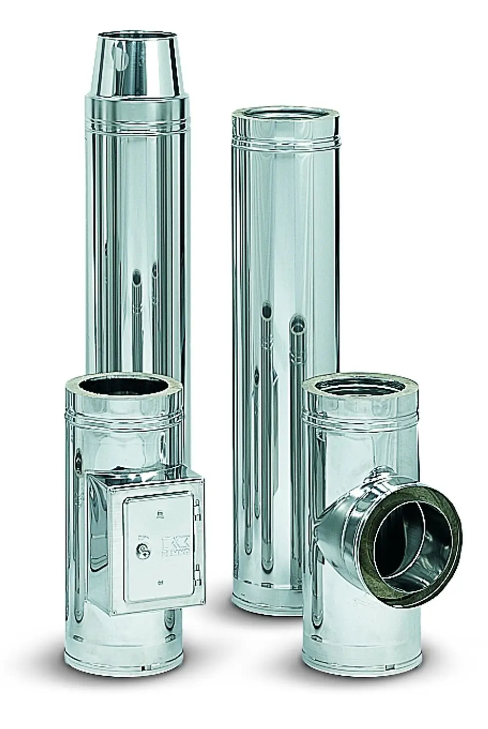 Produktbild: Remko RK ASD-Edelstahlabgasanlage kpl., doppelwandig, Typ 200-D, 1085375.