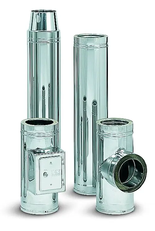 Produktbild: Remko RK ASD-Edelstahlabgasanlage kpl., doppelwandig, Typ 200-D, 1085375.