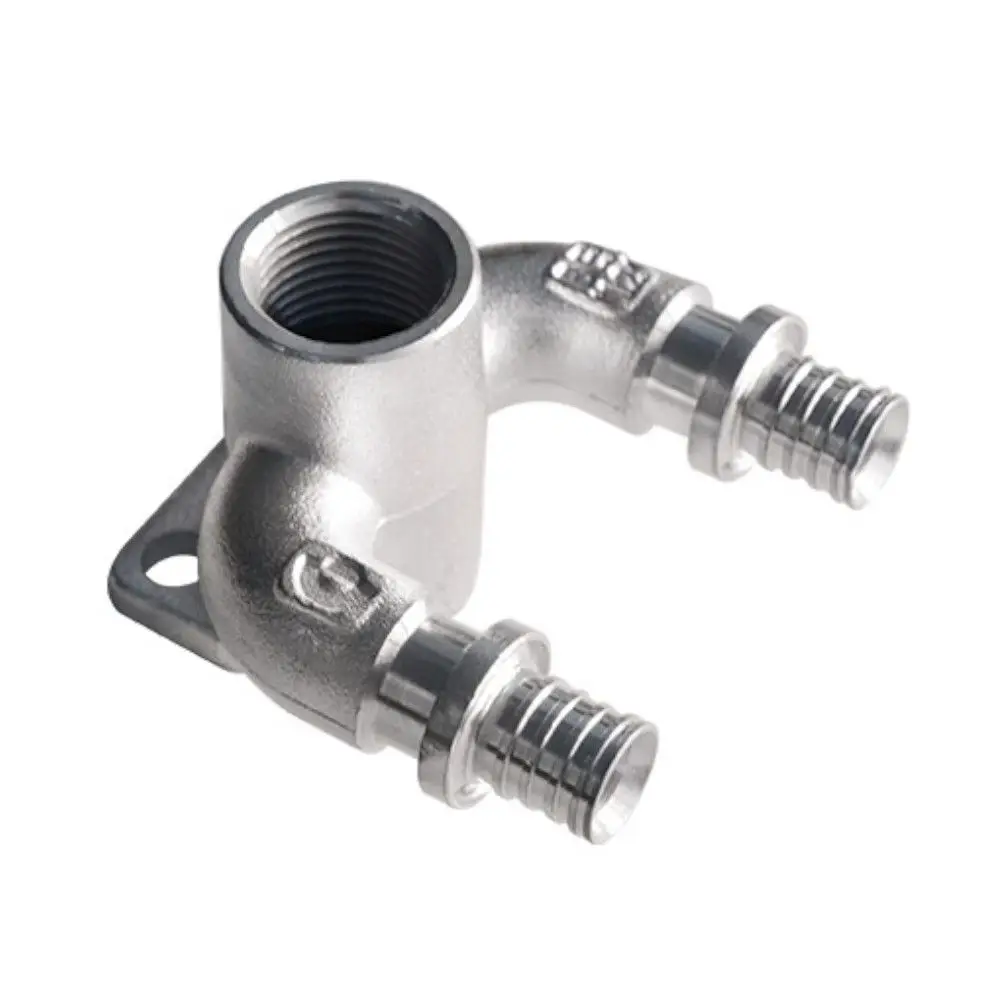 U-Durchgangswandwinke 20 x 1/2", bestehend aus Messing, verzinnt, 1 Stück, MC20000101 Galeriebild 1