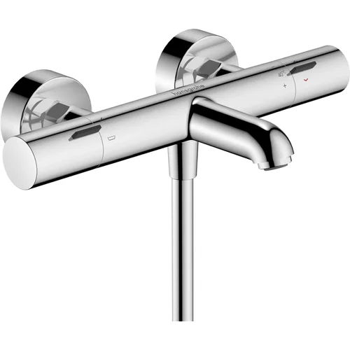 hansgrohe Ecostat Fine Wannenthermostat Aufputz Brushed Black Chrome