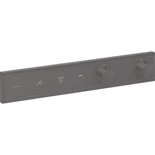hansgrohe RainSelect Thermostat Unterputz für 3 Verbraucher Brushed Black Chrome