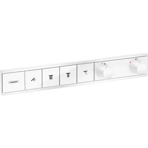 hansgrohe RainSelect Thermostat Unterputz für 4 Verbraucher Mattweiß
