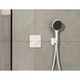 hansgrohe ShowerSelect Comfort Q Thermostat Unterputz für 2 Verbraucher Mattweiß, Detailansicht