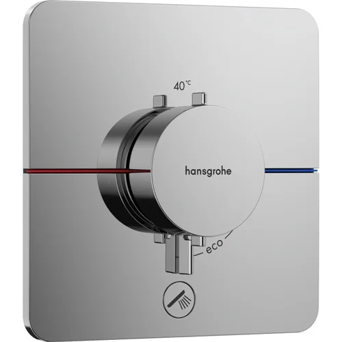 hansgrohe ShowerSelect Comfort Q Thermostat Unterputz für 1 Verbraucher und einen zusätzlichen Abgang Chrom