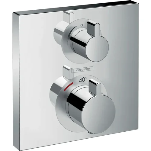 hansgrohe Ecostat Square Thermostat Unterputz für 2 Verbraucher Chrom