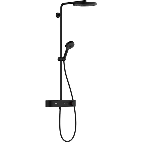hansgrohe Pulsify S Showerpipe 260 1jet mit ShowerTablet Select 400 Mattschwarz