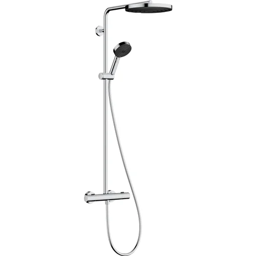 hansgrohe Pulsify S Puro Showerpipe 260 1jet mit Ecostat Fine und Handbrause 3jet Chrom