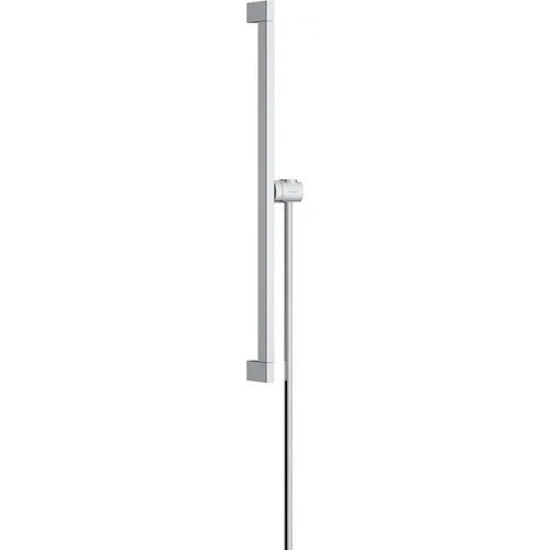 hansgrohe Unica Brausestange E Puro 65 cm mit Easy Slide Handbrausehalter und Isiflex Brauseschlauch 160 cm Chrom