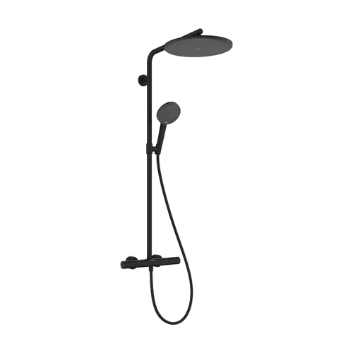 hansgrohe Raindance Alive S Puro Showerpipe 300 1jet EcoSmart mit Ecostat Element Mattschwarz