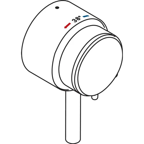 hansgrohe Triostatgriff für Pharo Duschpaneel Comfort Plus Chrom