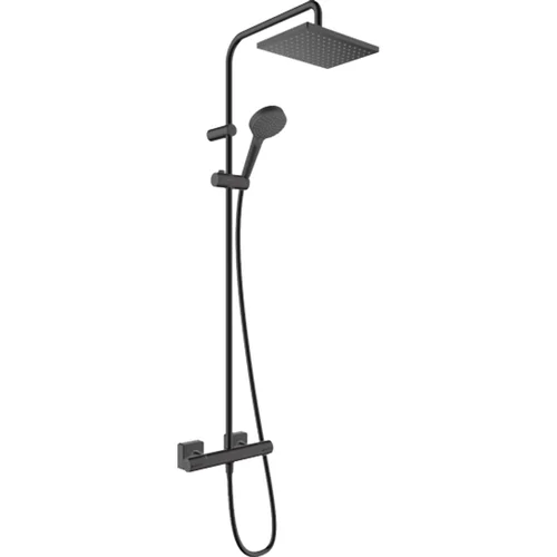 hansgrohe Vernis Shape Showerpipe 230 1jet mit Thermostat Mattschwarz