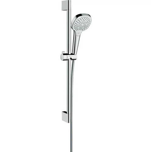 hansgrohe Croma Select E Brauseset 110 Multi EcoSmart mit Brausestange 65 cm Weiß/Chrom