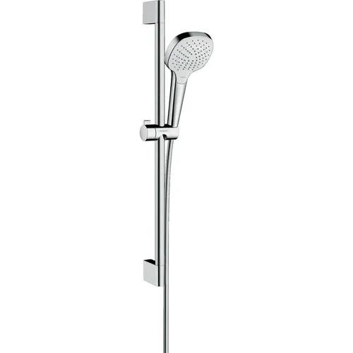 hansgrohe Croma Select E Brauseset 110 Vario EcoSmart mit Brausestange 65 cm Weiß/Chrom