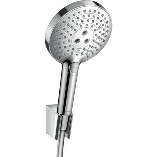 hansgrohe Raindance Select S Brausehalterset 120 3jet mit Brauseschlauch 125 cm Chrom