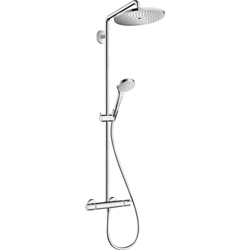 Hansgrohe Croma Select S Showerpipe 280 1jet mit Thermostat in Chrom