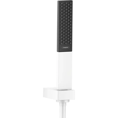 hansgrohe Rainfinity Brausehalterset 100 1jet mit Brauseschlauch 125 cm Mattweiß