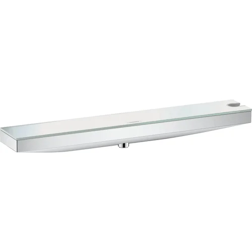hansgrohe Rainfinity Wandanschluss Porter 500 mit Brausehalter rechts und Duschablage Chrom