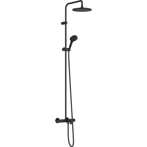 hansgrohe Vernis Blend Showerpipe 240 1jet mit Wannenthermostat Mattschwarz