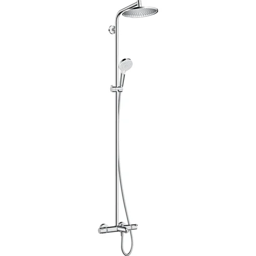 hansgrohe Crometta S Showerpipe 240 1jet mit Wannenthermostat Chrom