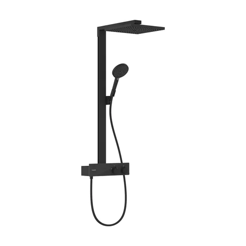 hansgrohe Raindance E Showerpipe 300 1jet mit ShowerTablet 350 Mattschwarz