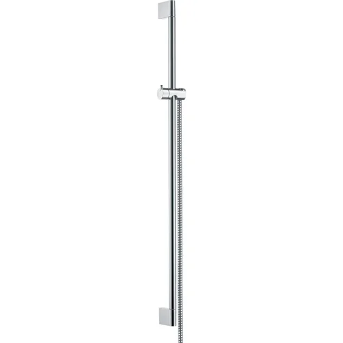 hansgrohe Unica Brausestange Crometta 90 cm mit Metaflex Brauseschlauch 160 cm Chrom