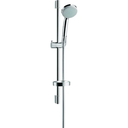 hansgrohe Croma 100 Brauseset Vario mit Brausestange 65 cm und Seifenschale Chrom