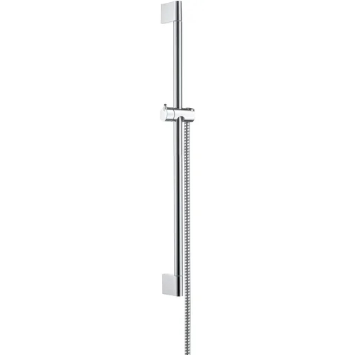 hansgrohe Unica Brausestange Crometta 65 cm mit Metaflex Brauseschlauch 160 cm Chrom