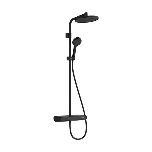hansgrohe Activera S Showerpipe 240 1jet EcoSmart mit ShowerTablet Select 360 Varia Mattschwarz