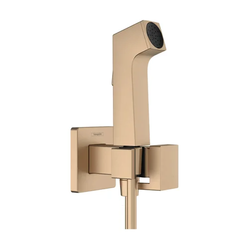 hansgrohe Handbrause Bidette E f.Kaltwasser - m. Schlauch 1250mm und Porter BBR Brushed Bronze