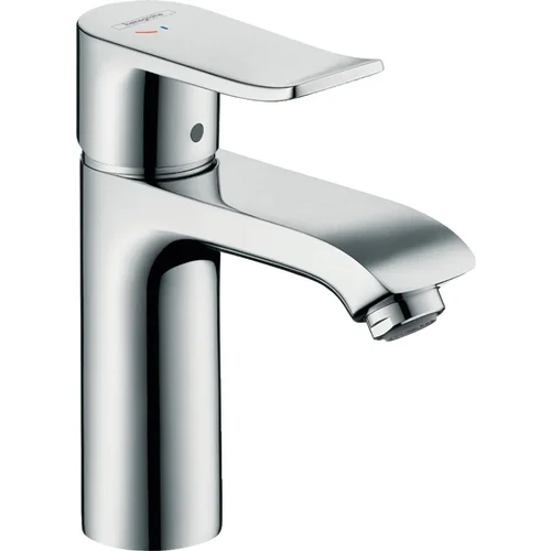 Hansgrohe Metris Einhebel-Waschtischmischer 110 CoolStart Chrom mit Ablaufgarnitur