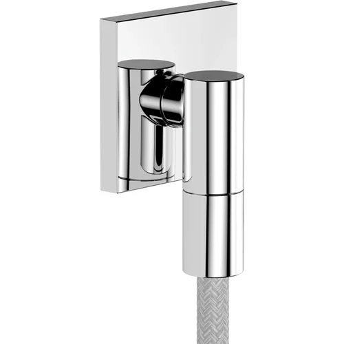 hansgrohe FixFit Fine E Wandanschluss mit Rückflussverhinderer Chrom